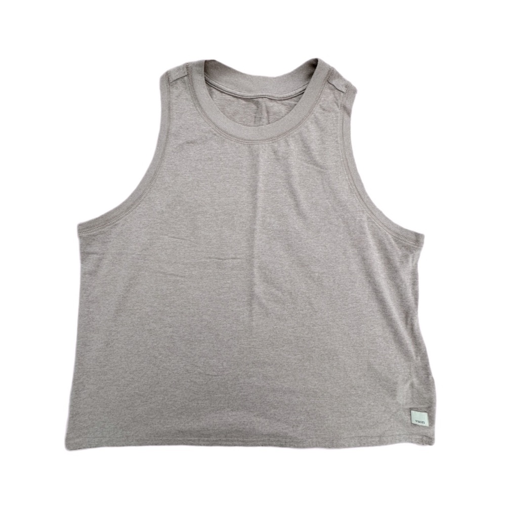 Vuori Energy Tank | Color: Heather Pink | Size: L